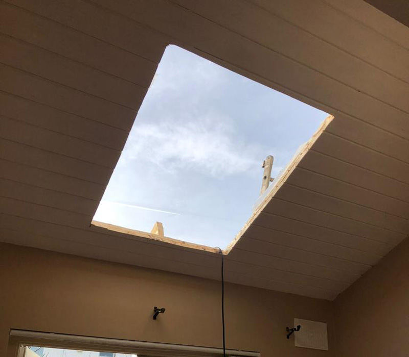 skylight installation